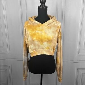 Tie-dye cropped hoodie 🖤